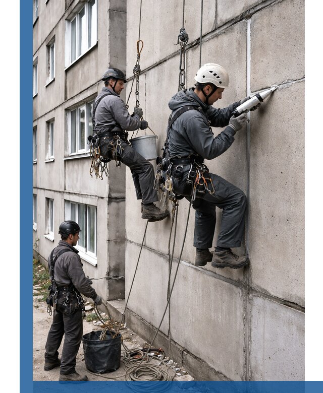 Герметизация межпанельных швов в Петергофе с гарантией герметичности