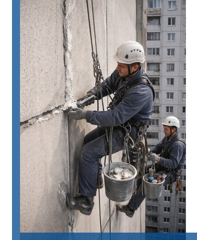 Утепление межпанельных швов в Петергофе профессионально и надежно