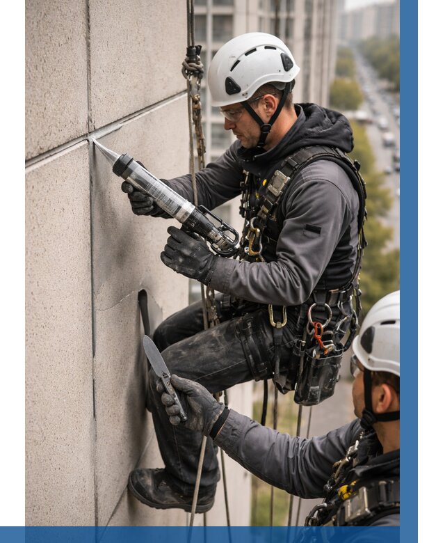 Первичная герметизация швов в Петергофе от 628 р. | ВЫСОТНИК-Птф