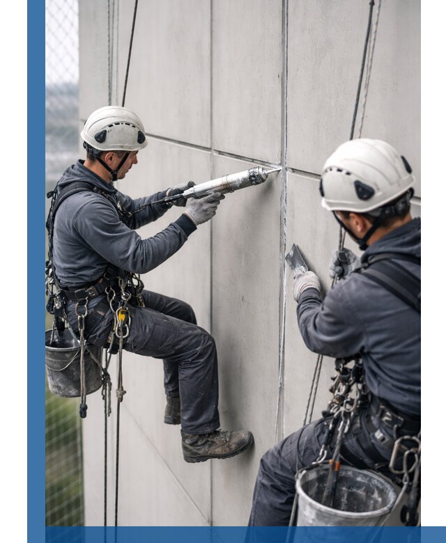 Первичная герметизация швов фасадов и кровель в Петергофе