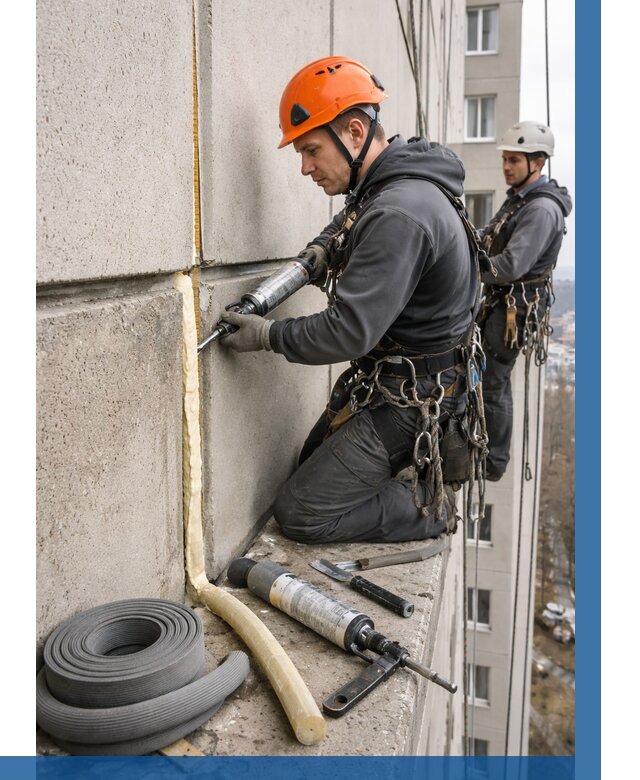 Теплый шов межпанельные швы в Петергофе от 732 р. | ВЫСОТНИК-Птф