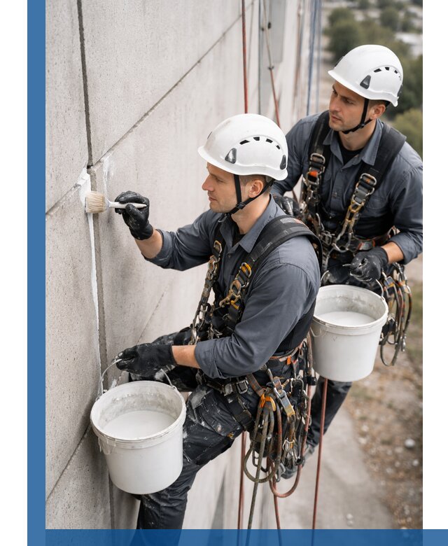 Противогрибковая обработка швов в Петергофе для фасадов и кровель