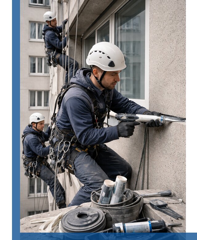 Герметизация швов лоджии в Петергофе профессионально и надежно