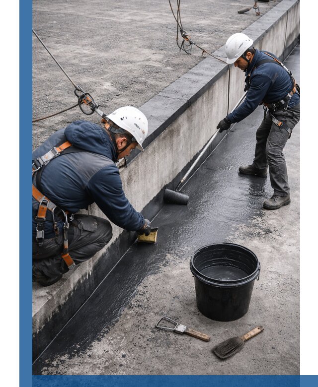 Гидроизоляция кровли жидкой резиной профессионально в Петергофе