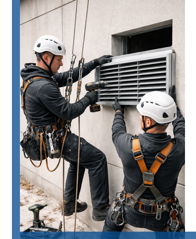 Монтаж вентиляционных решеток в Петергофе профессиональный сервис