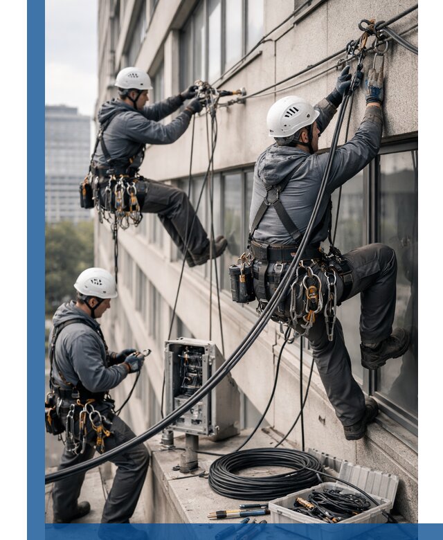 Прокладка оптоволоконного кабеля в Петергофе под ключ с тестированием