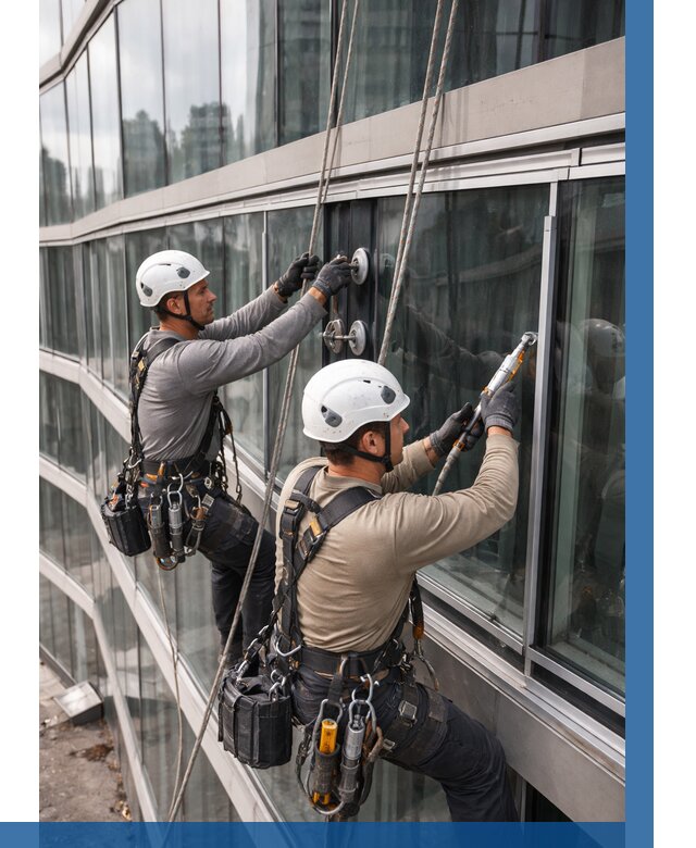 Радиусное остекление фасада в Петергофе от 12553 р. | ВЫСОТНИК-Птф