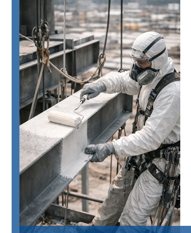 Профессиональная огнезащитная обработка металлоконструкций в Петергофе