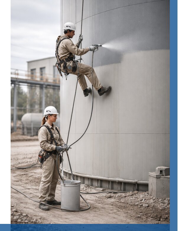 Покраска резервуаров в Петергофе от 1255 р. | ВЫСОТНИК-Птф — заказать