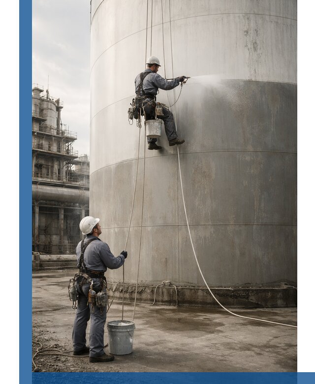 Покраска стальных резервуаров и емкостей в Петергофе профессионально