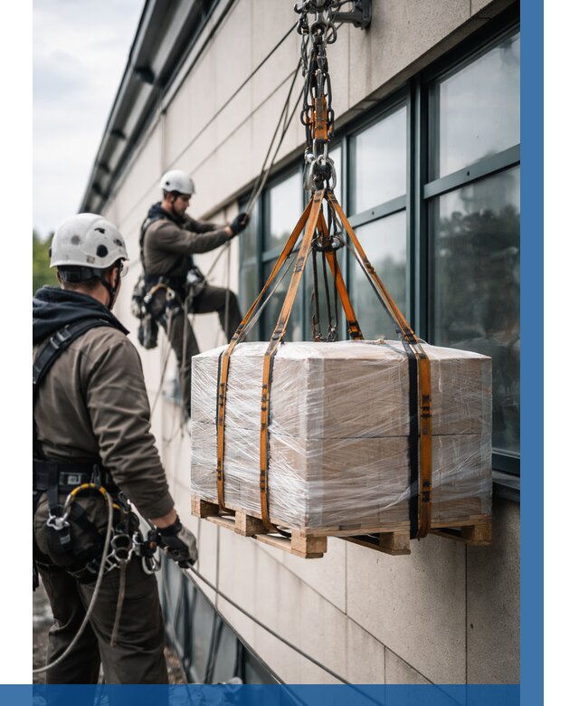 Подъем груза на высоту в Петергофе от 3138 р. | ВЫСОТНИК-Птф