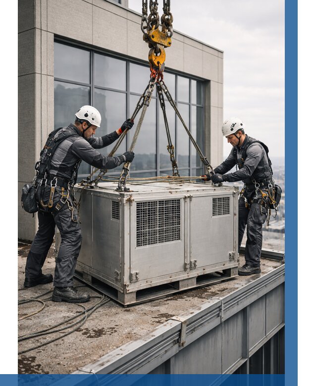 Такелажные работы на высоте в Петергофе от 8369 р. | ВЫСОТНИК-Птф