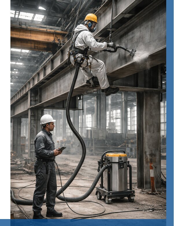 Обеспыливание конструкций в цехе в Петергофе от 4394 р. | ВЫСОТНИК-Птф