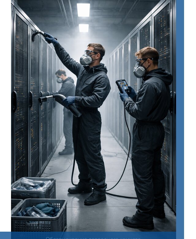 Обеспыливание серверной комнаты в Петергофе от 4707 р. | ВЫСОТНИК-Птф