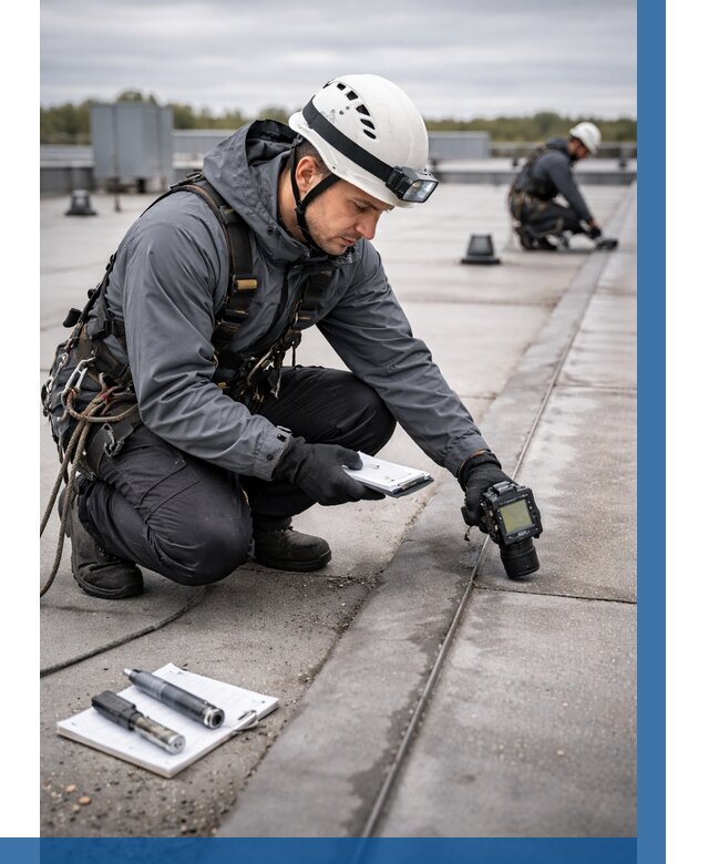 Обследование кровли на протечки в Петергофе от 4707 р. | ВЫСОТНИК-Птф