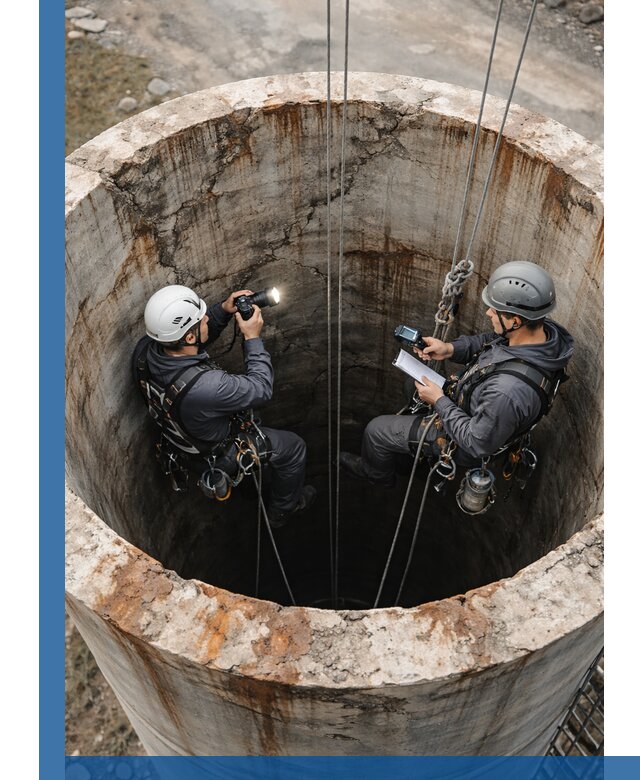 Обследование дымовой трубы: диагностика и оценка состояния в Петергофе